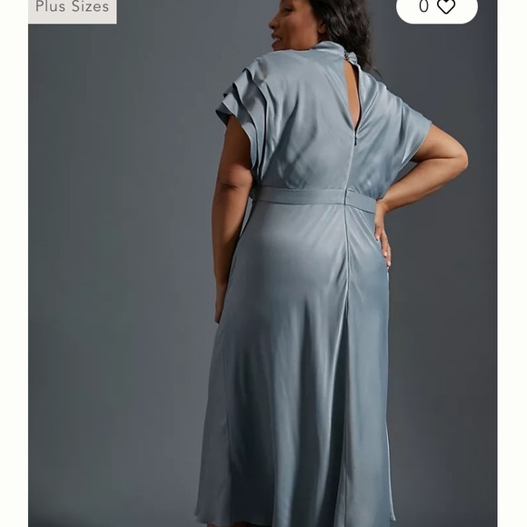 Anthropologie Madeleine Midi Dress Plus Size 16W NWT - Picture 3 of 11